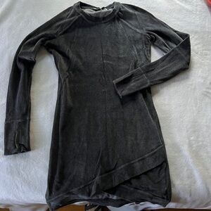 Athleta Black Bodycon Long Sleeve Dress